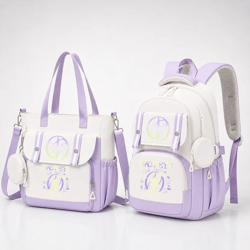 ensemble de sacs à dos kpop group katseye pour adolescentes, cadeaux de rentrée scolaire, sac de voyage coréen ulzzang katseye pour femmes