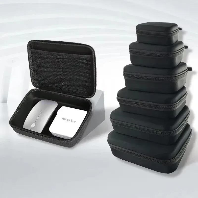 boîte de rangement eva, petit sac de voyage à fermeture éclair, étui de protection portable, sac à outils d'extérieur, organisateur d'accessoires de 6 tailles