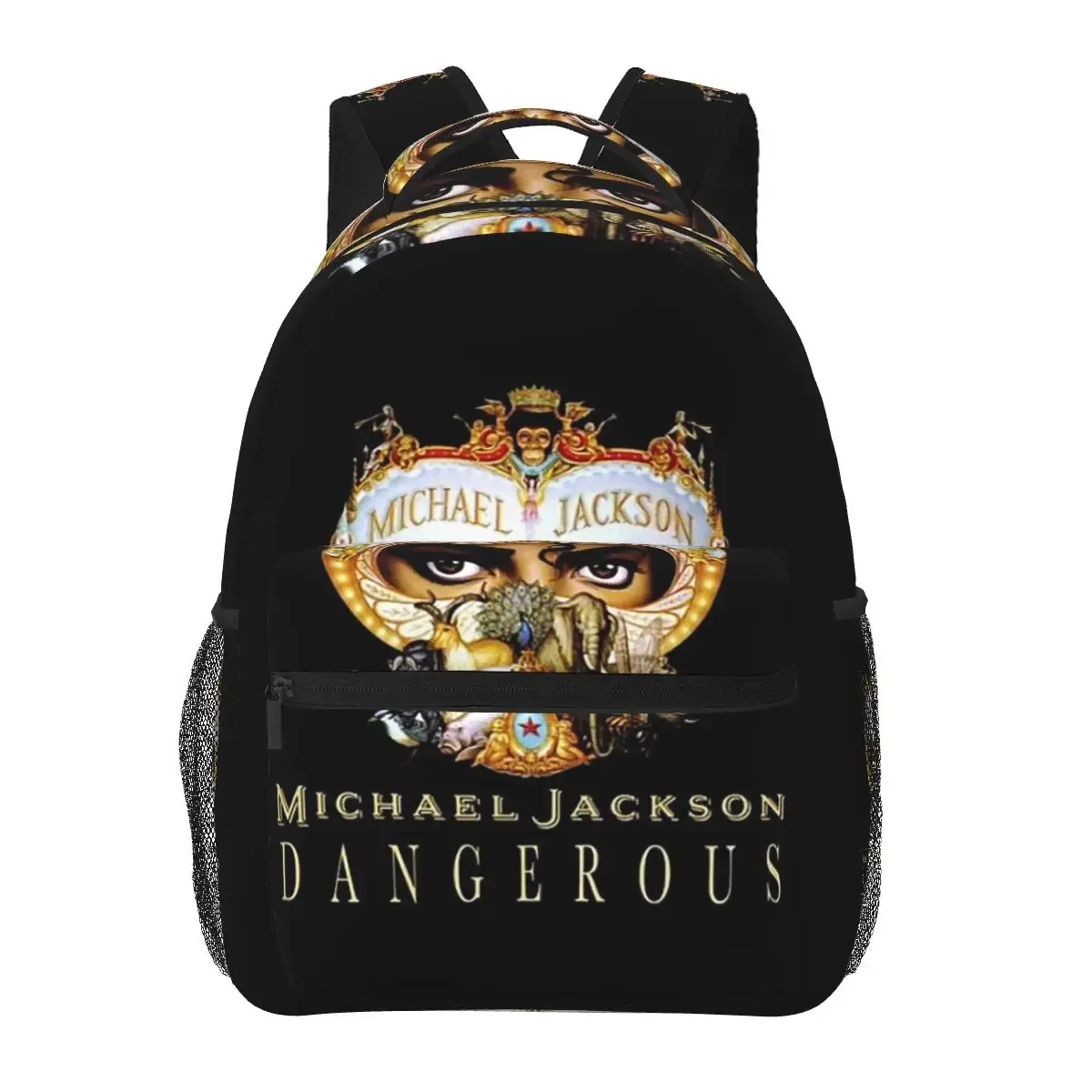 sac à dos à motif imprimé michael jackson pour étudiants, sac d'école, sac à dos de randonnée, sac à dos de voyage pour garçons et filles, sac à dos à la mode, sacs à bandoulière
