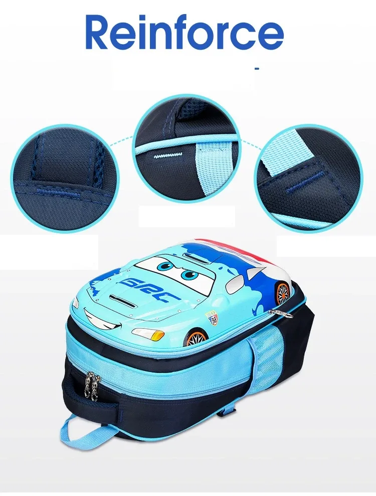 cartable à roulettes pour enfants, sac à dos à roulettes pour enfants, sac à roulettes pour étudiants, style voiture pour garçons