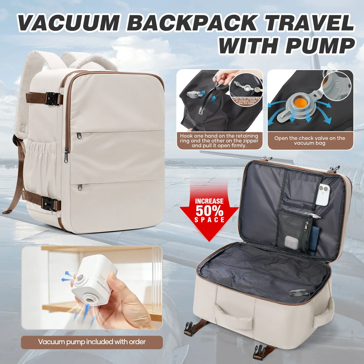 sac à dos de cabine ryanair 40x30x20, sac à dos sous vide avec pompe, sac à dos de travail pour homme, sacs pour homme, sacs de rangement pour vêtements