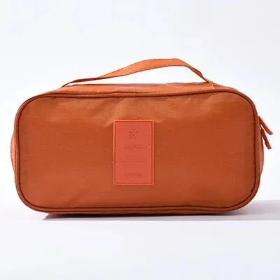 sac de rangement de voyage étanche multi-compartiments pour sous-vêtements, étui portable pour soutien-gorge et chaussettes, pochette de lingerie multi-imprimés pour femmes