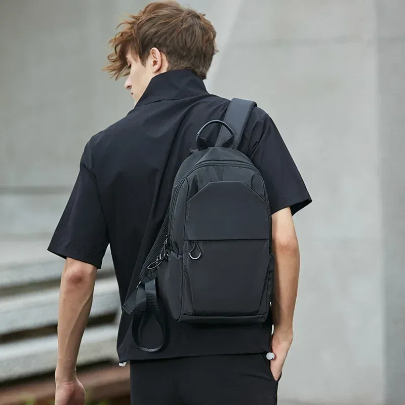 petits sacs à dos de sport en plein air pour hommes, sac d'école pour hommes, mode oxford grill, mini sacs de voyage initiés, sac à dos noir, 2024