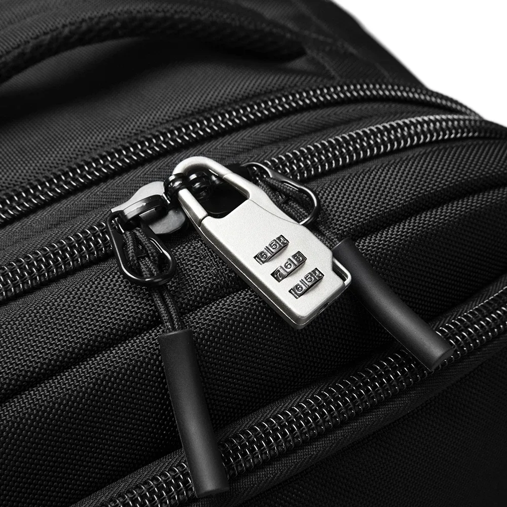 bange extensible grande capacité voyage sac à dos hommes 15.6 pouces sac à dos pour ordinateur portable voyage faa vol approuvé sac extérieur pour hommes
