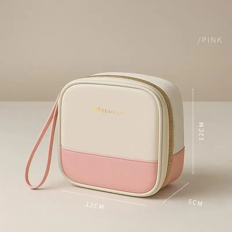 sac à cosmétiques de voyage, mini sac de rangement de rouge à lèvres cosmétique étanche portable, pochette multifonctionnelle