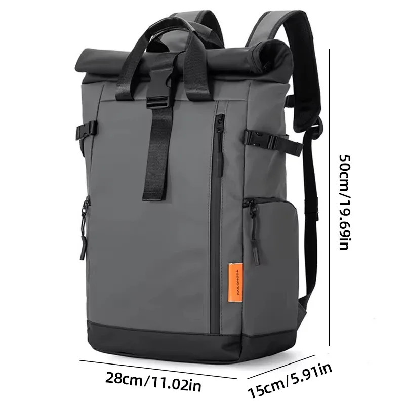 sac de voyage pour hommes 15.6 pouces ordinateur portable sac à dos en plein air étanche camping randonnée sac d'école collège affaires sac à dos