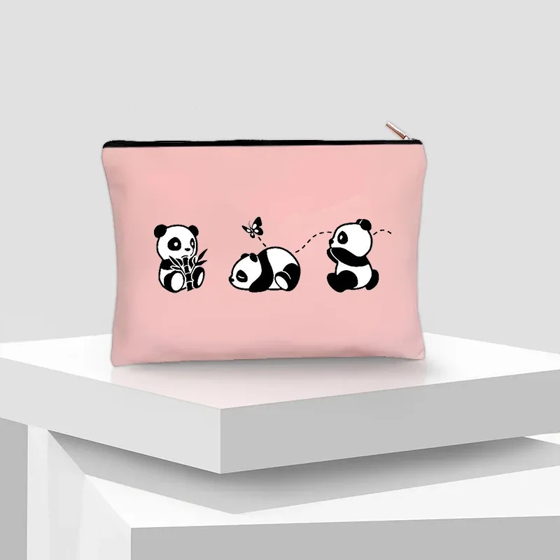 kawaii panda trousse à cosmétiques enfants voyage nécessité toilette sac à couches pochette de maquillage pour jolies filles anniversaire nouvel an cadeau