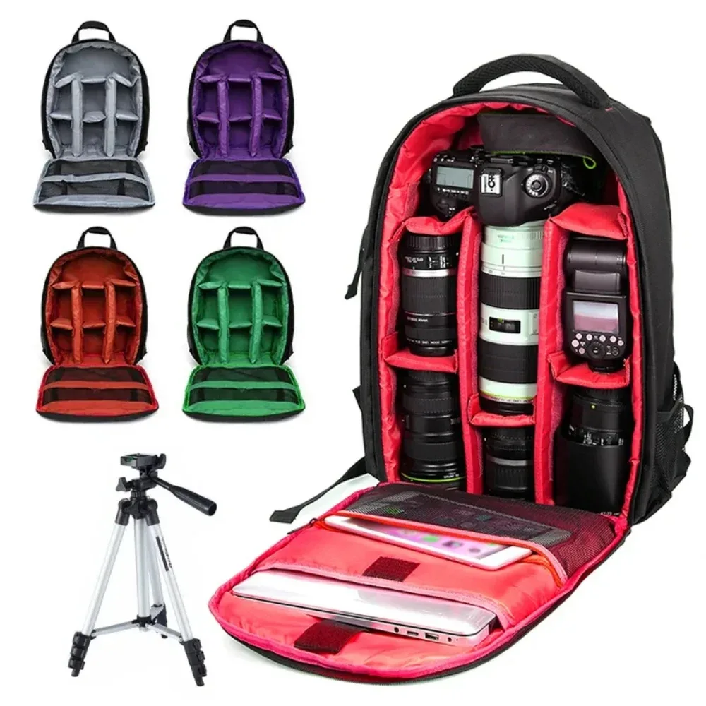 Sac à dos pour appareil photo numérique DSLR, résistant à l'usure, étanche, multifonctionnel, respirant, pour photographie, boîte