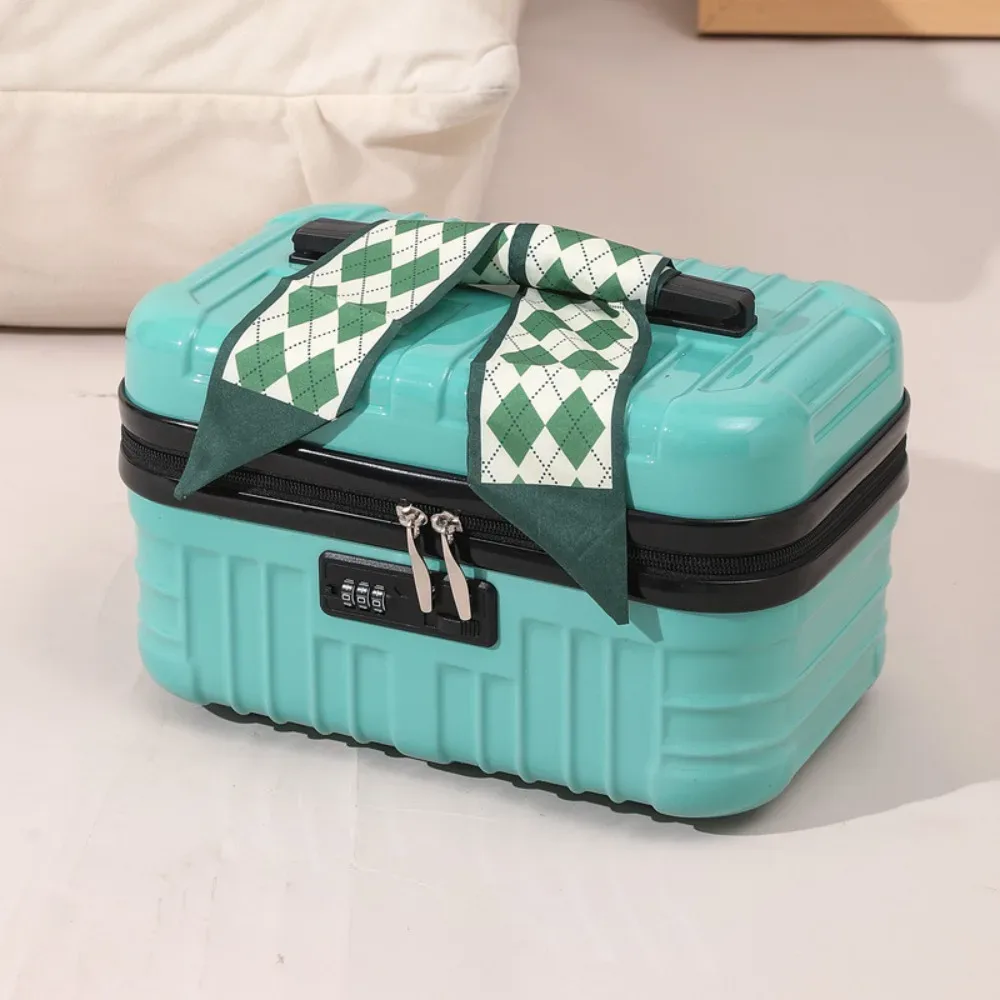 trend - trousse de toilette 17 pouces grande capacité, sac de rangement pour cosmétiques, étanche, portable, mini sac de voyage, pochette de rangement