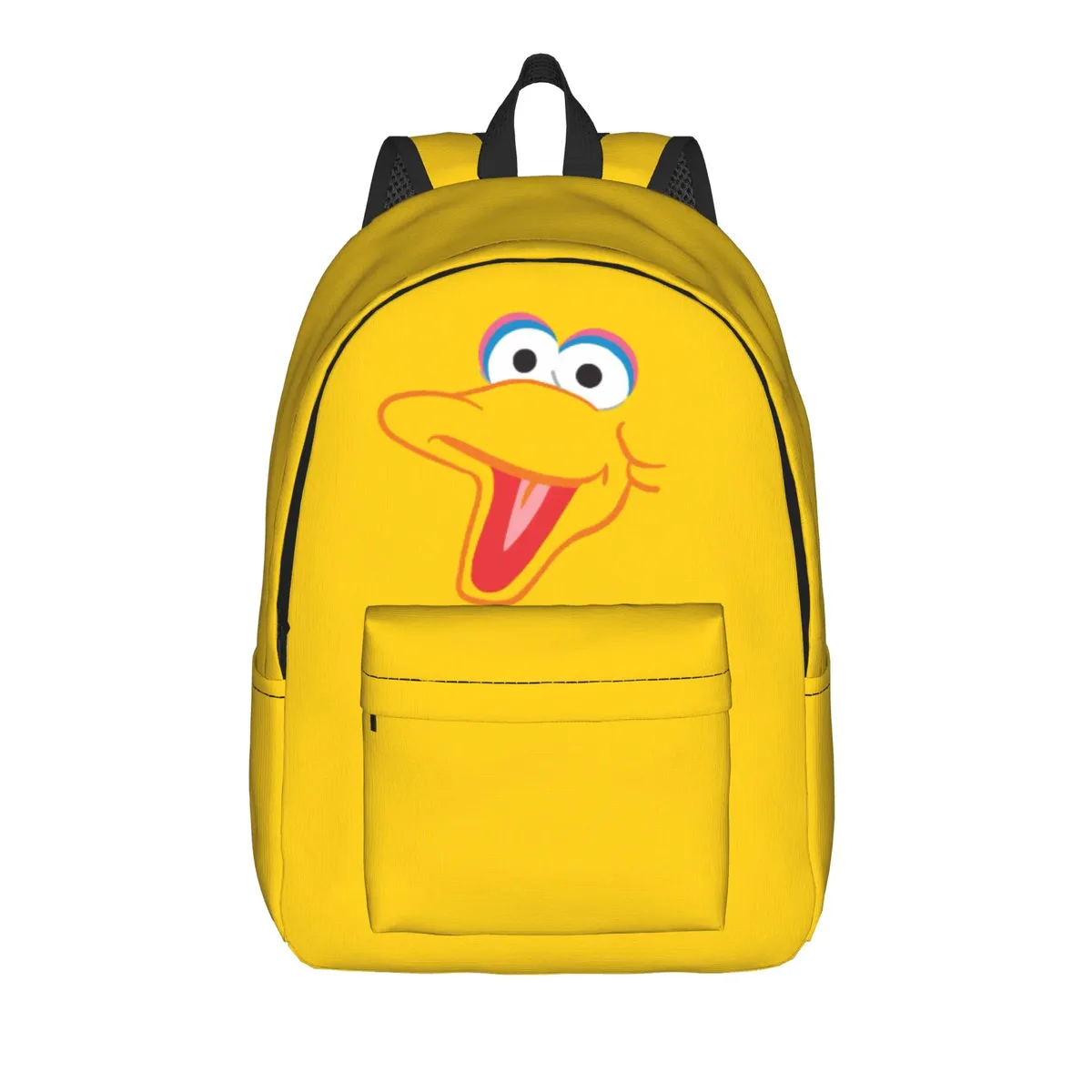 sac à dos décontracté elmo, idéal pour le lycée, la randonnée, les voyages, le thème sesame street, sac à dos de jour pour hommes et femmes, sac à bandoulière pour ordinateur portable