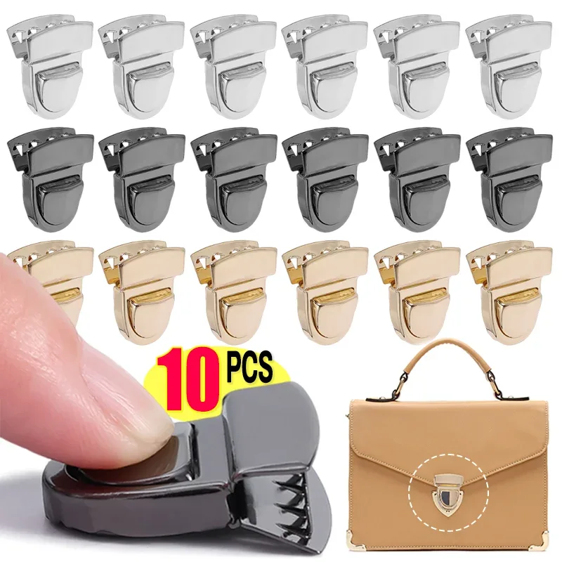 5/10 pièces serrures en métal sac fermoir boucles de capture pour sacs à main sac à bandoulière sac à main fourre-tout fermetures fermoirs à pression bricolage artisanat sac accessoires