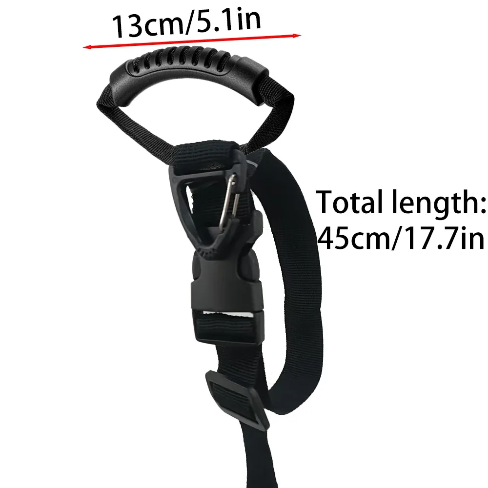 sangle de bagage de voyage avec poignée, sangle de poignée de valise, sangle de suspension externe pour valise de voyage en plein air