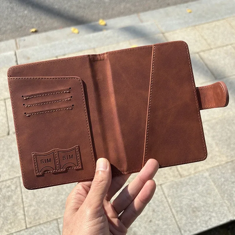 Porte-passeport de la République du Chili pour hommes et femmes, portefeuille de voyage, porte-cartes, mode