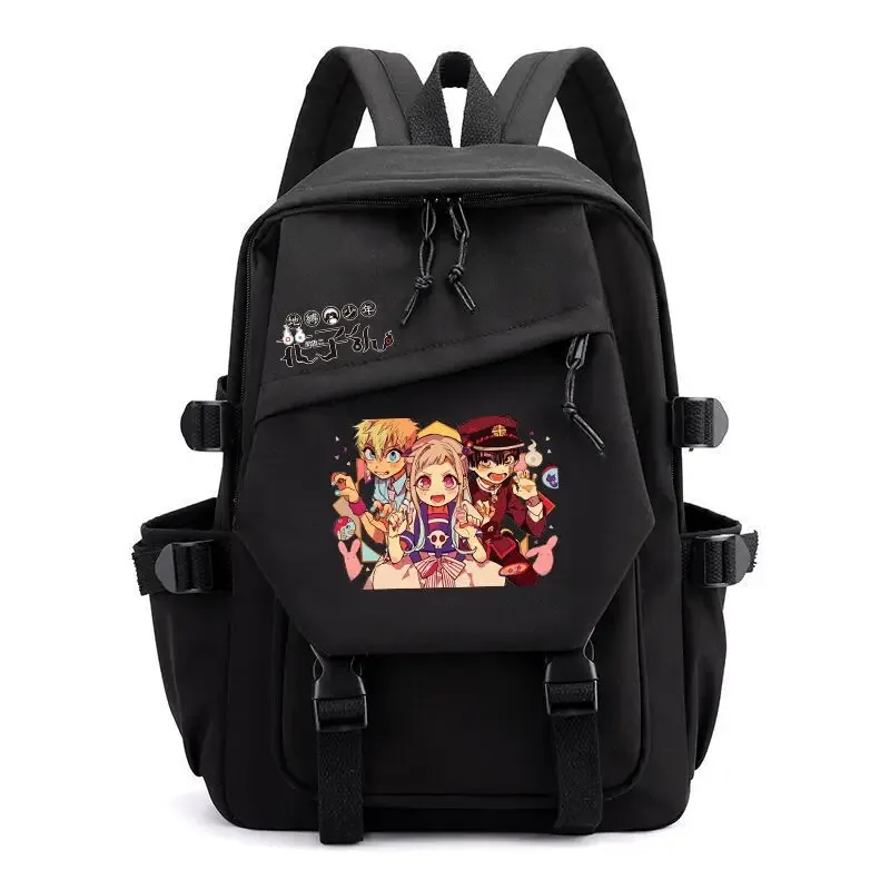 sac à dos hanako kun lié aux toilettes, sac d'école de dessin animé hanako yashiro nene minamoto kou, cartable de voyage pour étudiants de grande capacité