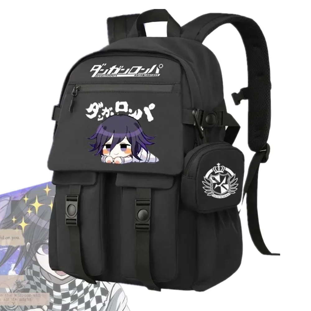 monokuma anime recruté anronpa sac à dos pour hommes, école, voyage, sacs, ordinateur portable, étudiants, livre, sac cadeau