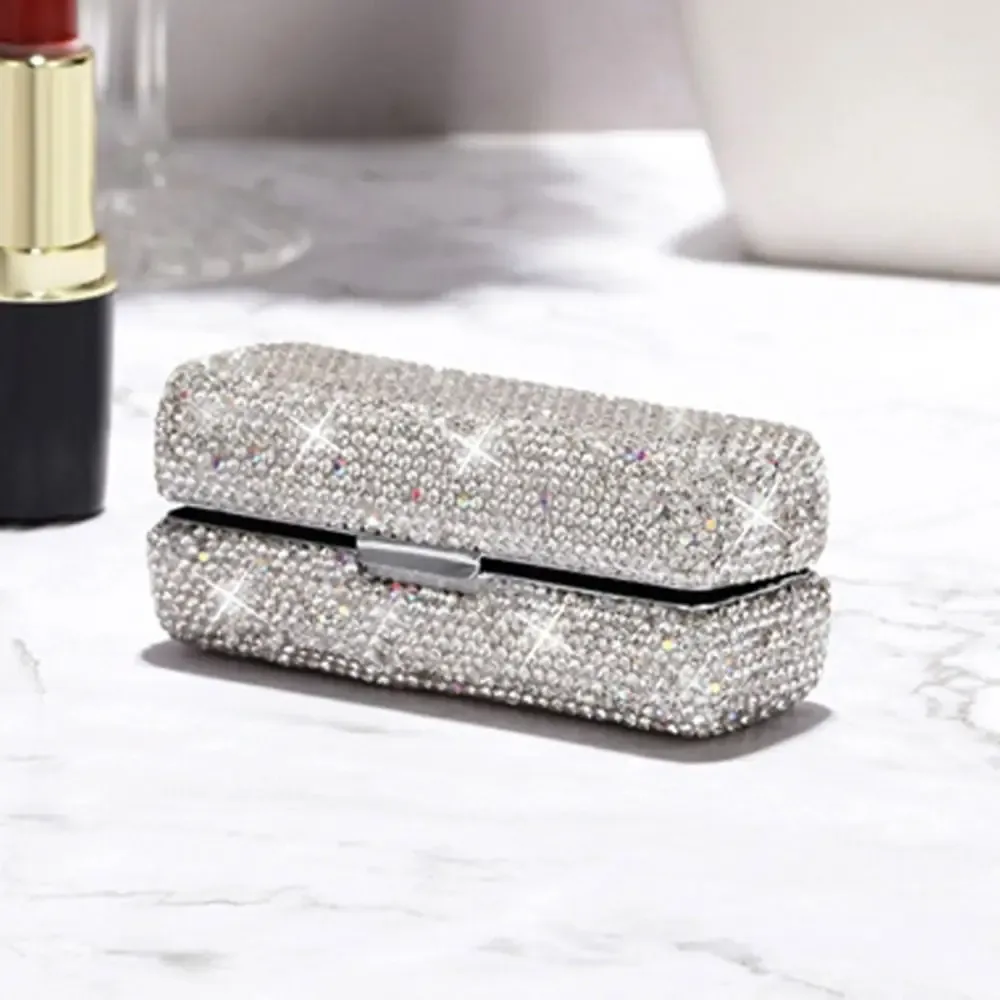 Mini sac à rouge à lèvres tendance, sac de rangement créatif en forme de seau pour gloss, boîte à rouge à lèvres brillante et mignonne, cadeau