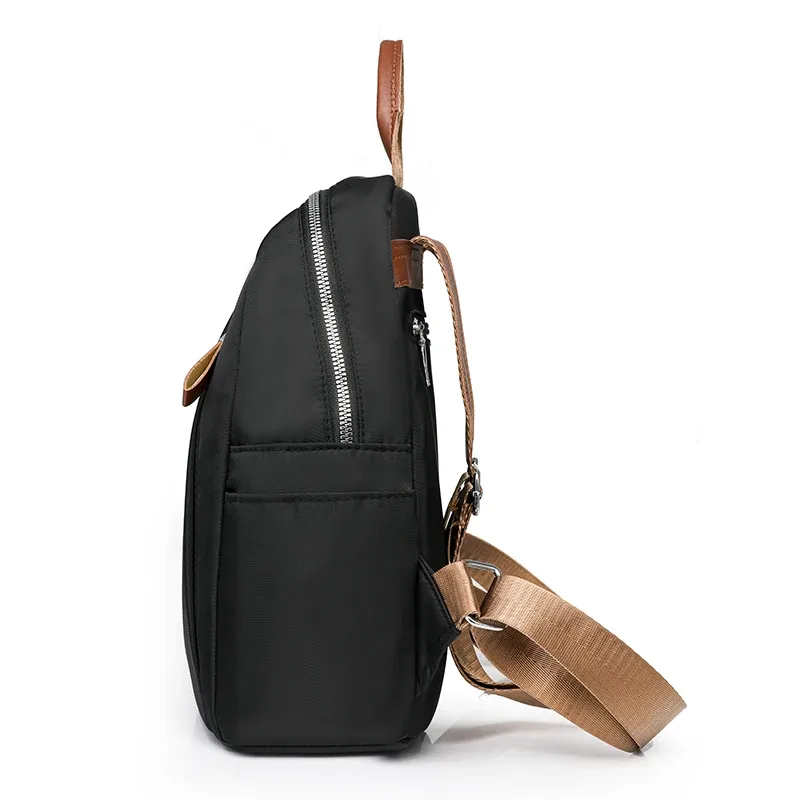 sacs à dos pour étudiants, sacs de voyage de grande capacité, sac grill en nylon, sac d'ordinateur de cheminée, sac à dos lavable, haute qualité, mode