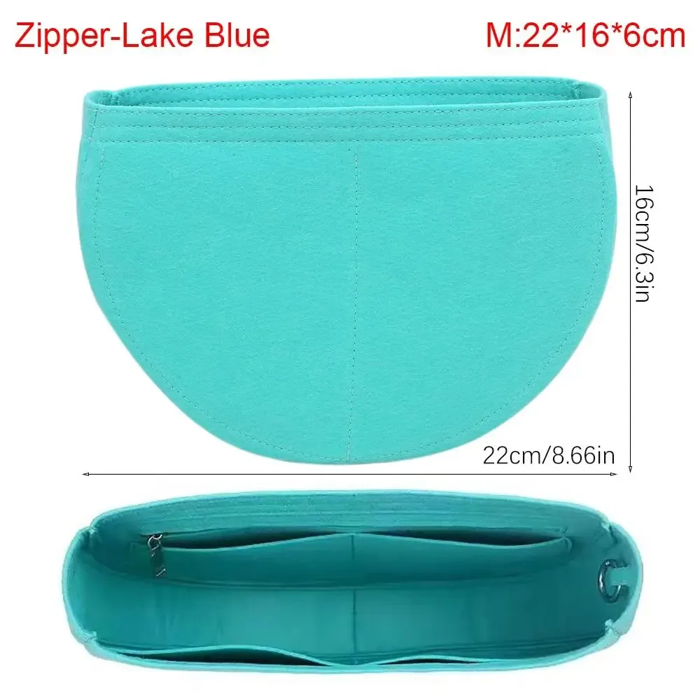 sac à main en feutre, sac d'insertion, support d'organisation, sac interne, doublure de sac de rangement portable pour bemoe hatsune miku, sac à grande bouche