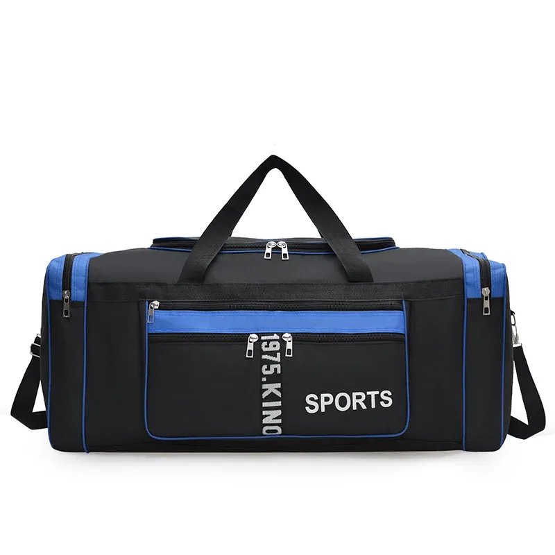 sac de voyage pliable 1 pièce avec plusieurs poches, motif aléatoire