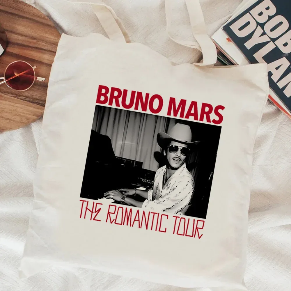 sac fourre-tout pliable bruno mars, sac à provisions, sac à bandoulière y2k pour femme