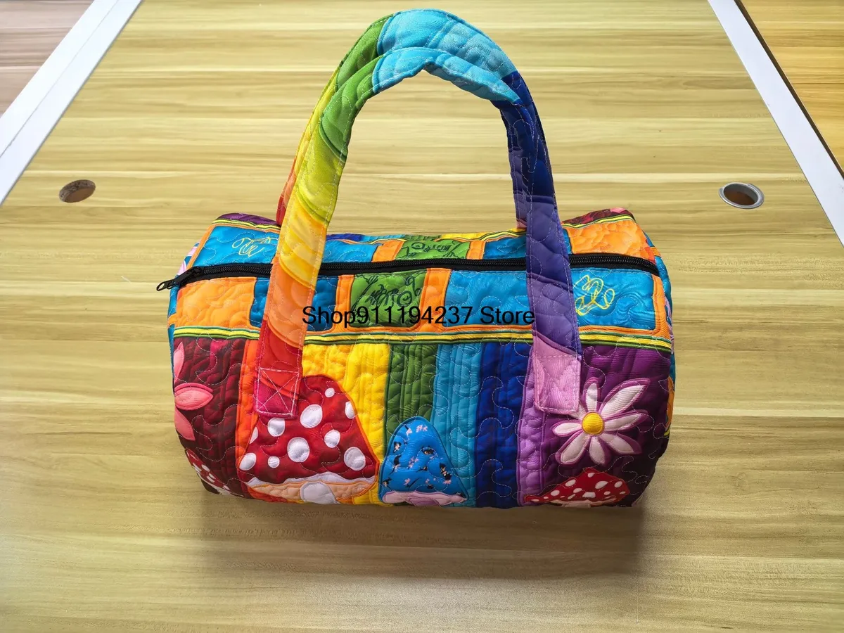 sac de voyage matelassé hippie van, sac de voyage matelassé hippie journey, sac de voyage week-end vintage à motifs floraux, sacs de sport