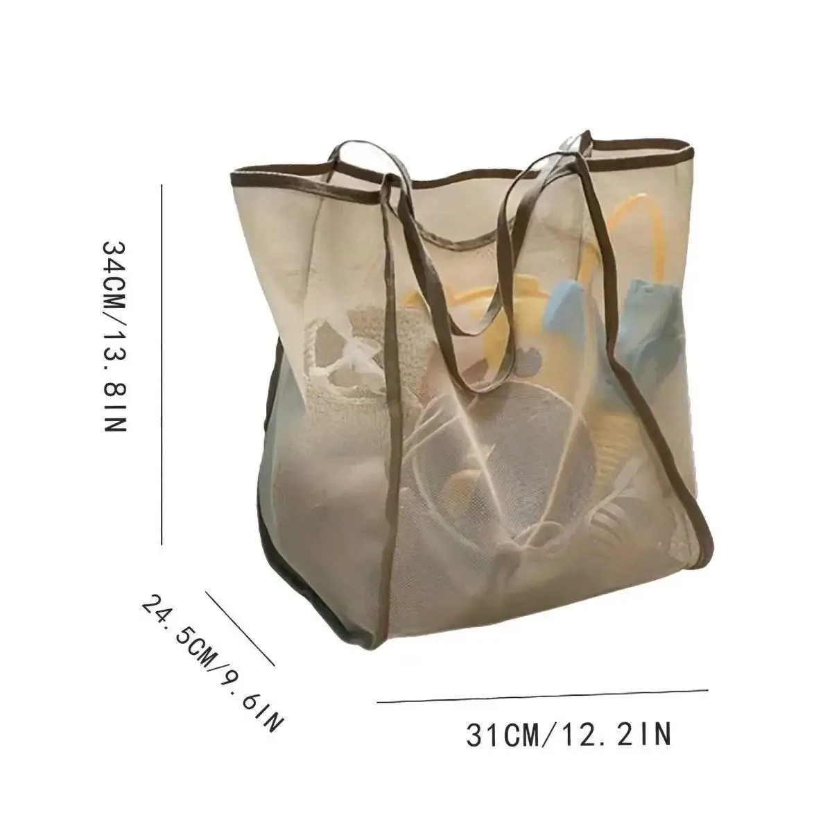 sac de plage, sac de rangement pour enfants, sac de rangement pour la plage et la natation, sac de courses, durable et réutilisable.