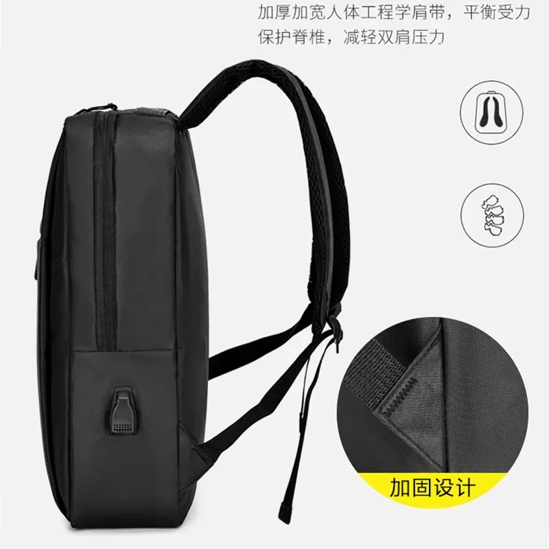sac à dos pour ordinateur portable, sac de voyage imperméable de grande capacité pour hommes d'affaires, sac à dos décontracté pour le bureau et l'école