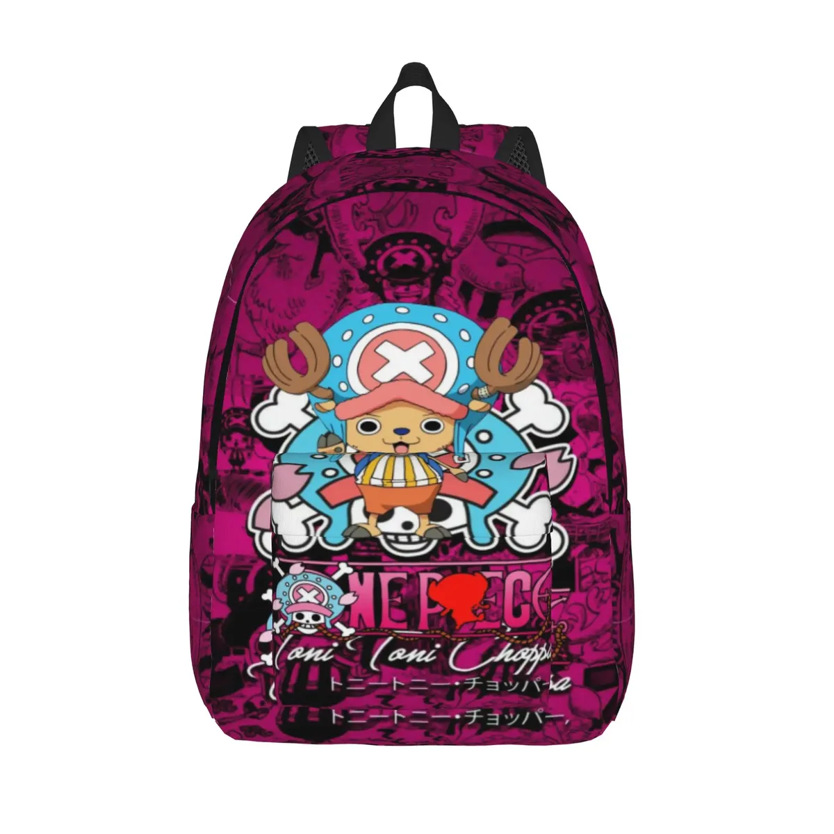 sac à dos décontracté luffy one piece pour le sport, le lycée, les affaires, sac à dos de jour pour hommes et femmes, sac à bandoulière pour ordinateur portable