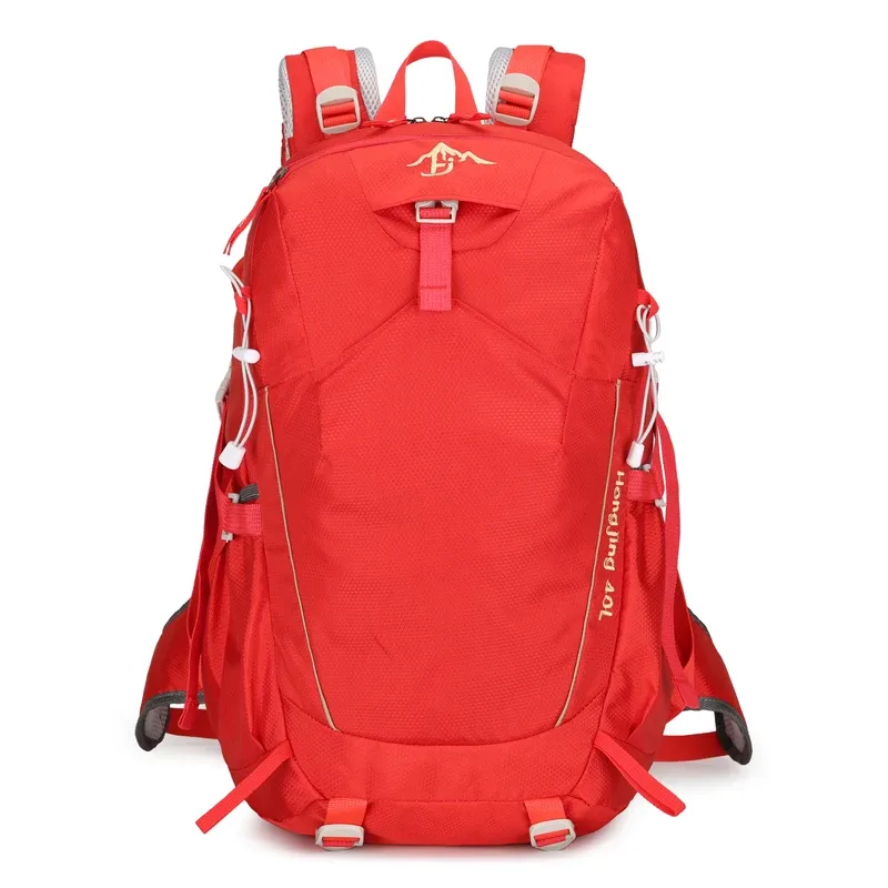 sac de randonnée en plein air 40l, grande capacité, nylon hydrofuge, options multicolores, sac à dos de voyage léger