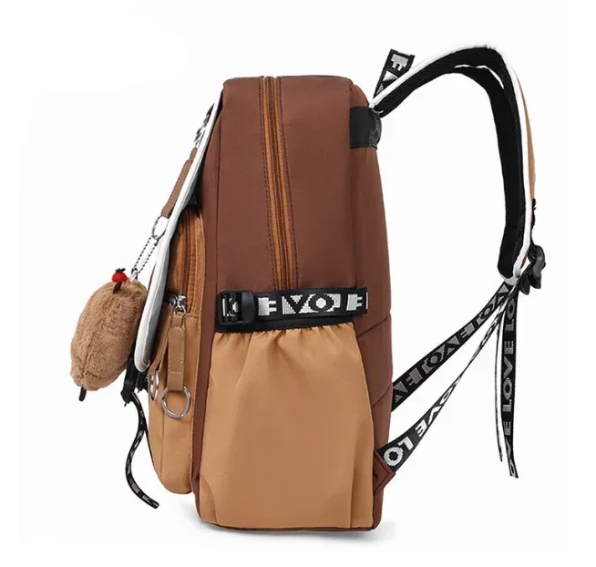 Capybara sacs à dos cartable pour adolescent étanche filles garçons sac à dos femme sac de voyage Bookbag Mochila avec porte-clés en peluche