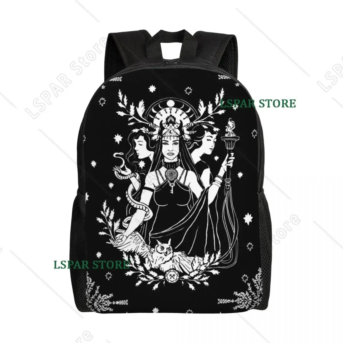 sacs à dos personnalisés raven rage pour étudiants, sacs à livres pour collège et université, adaptés aux ordinateurs portables de 15 pouces, sacs gothiques effrayants avec motif de corbeau pour halloween