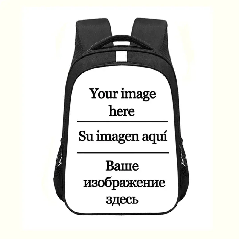 personnaliser l'image logo toile sac à dos femmes hommes sacs de voyage enfants sacs d'école garçons filles livre sac enfants cadeau sacs à dos