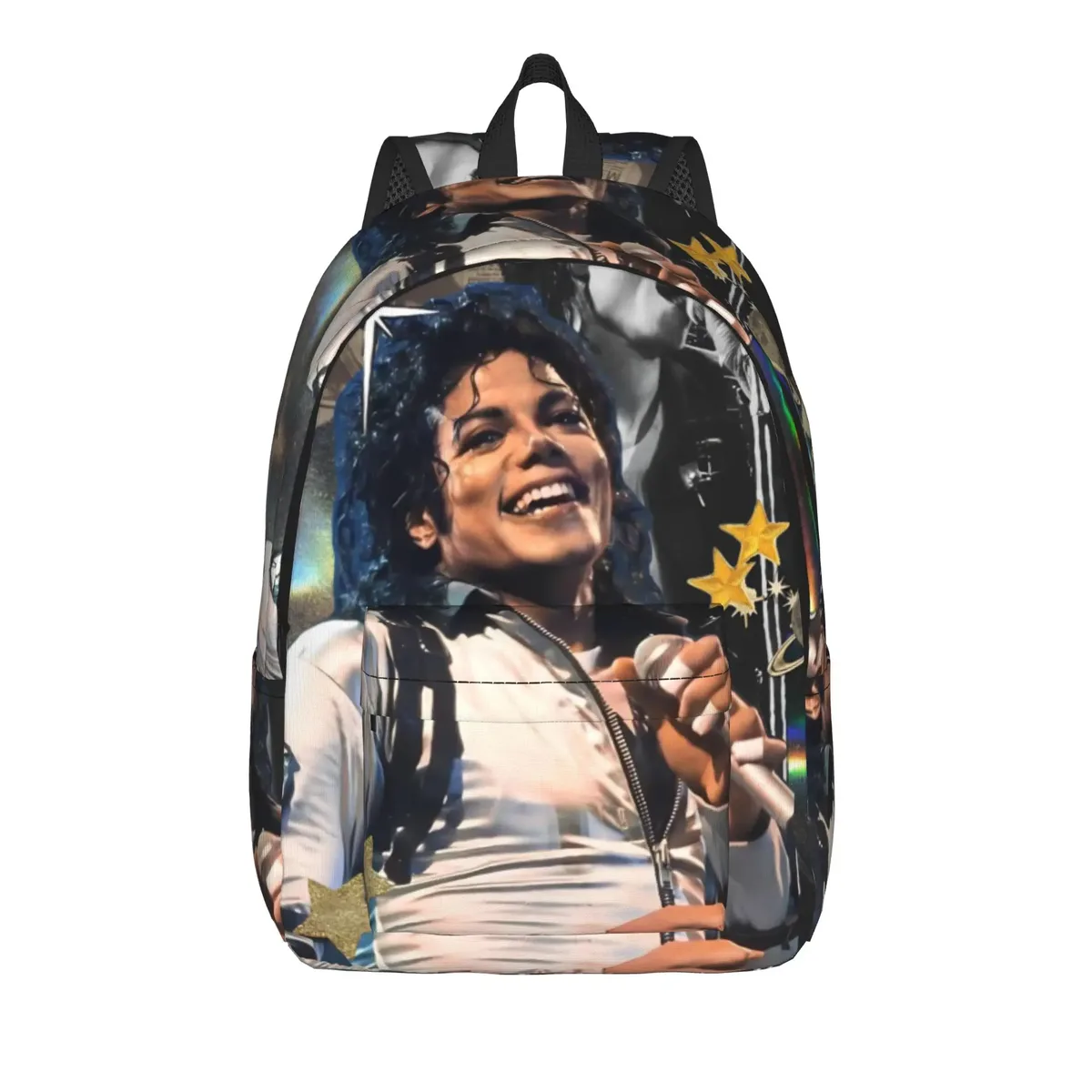 sac à dos michael jacksons musical movie 2026, sac à dos pour lycée et affaires, pour hommes et femmes, sacs en toile pour ordinateur portable