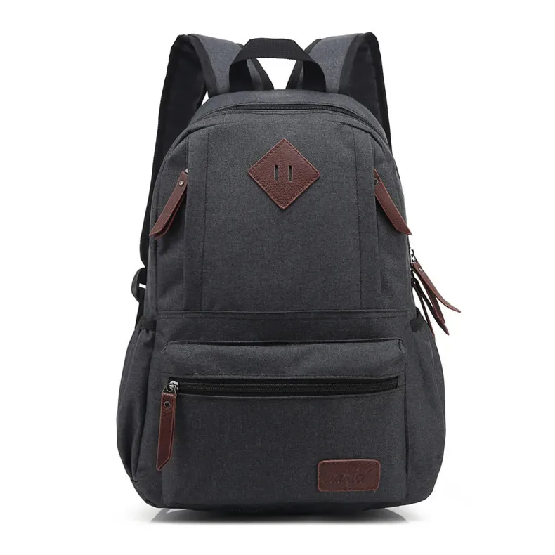 sac à dos oxford monochrome unisexe pour hommes et femmes, sac de voyage en toile simple, sacs à dos pour ordinateur portable, nettoyage scolaire, étudiants, mode, grande capacité