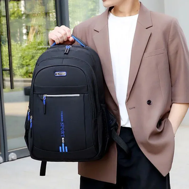 sac à dos unisexe de grande capacité, sac pour ordinateur portable de voyage d'affaires, conception multi-compartiments, sangles réglables, idéal pour le travail et les loisirs