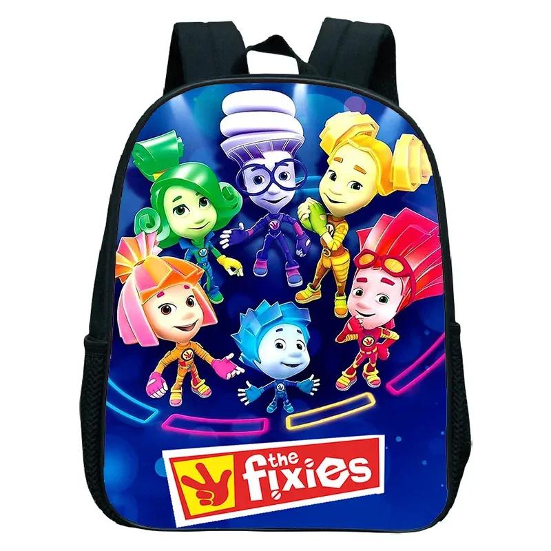 Sac à dos pour enfants de la série télévisée The Fixies, sac à dos pour la maternelle, pour garçons et filles, sac à dos de dessin animé The Fixies, Mochila