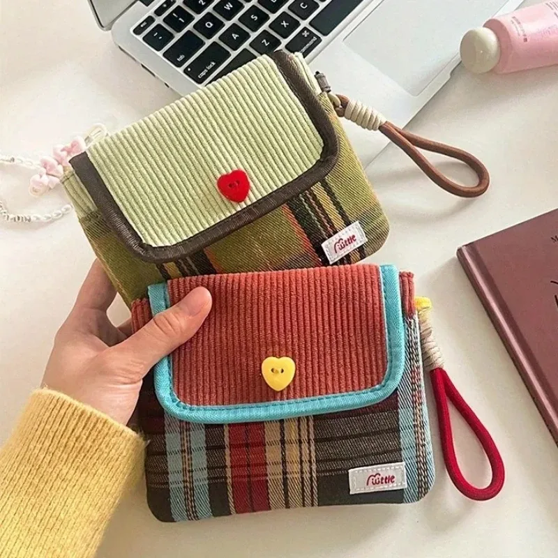 organisateur de câbles de données, sac pour serviettes hygiéniques, grande capacité, sac à cosmétiques de couleur contrastée, pochette polyvalente pour serviettes, sac de rangement pour maquillage
