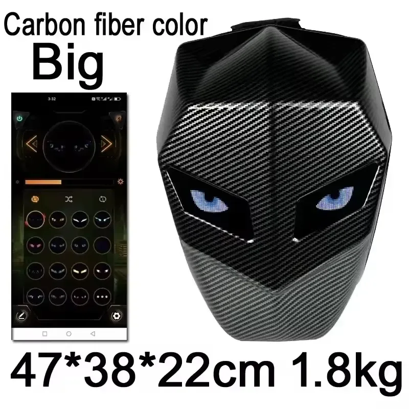 sac à dos intelligent rechargeable avec écran led, motif dynamique personnalisé via l'application, lumière bluetooth rgb, sac à dos tendance pour les voyages et l'école