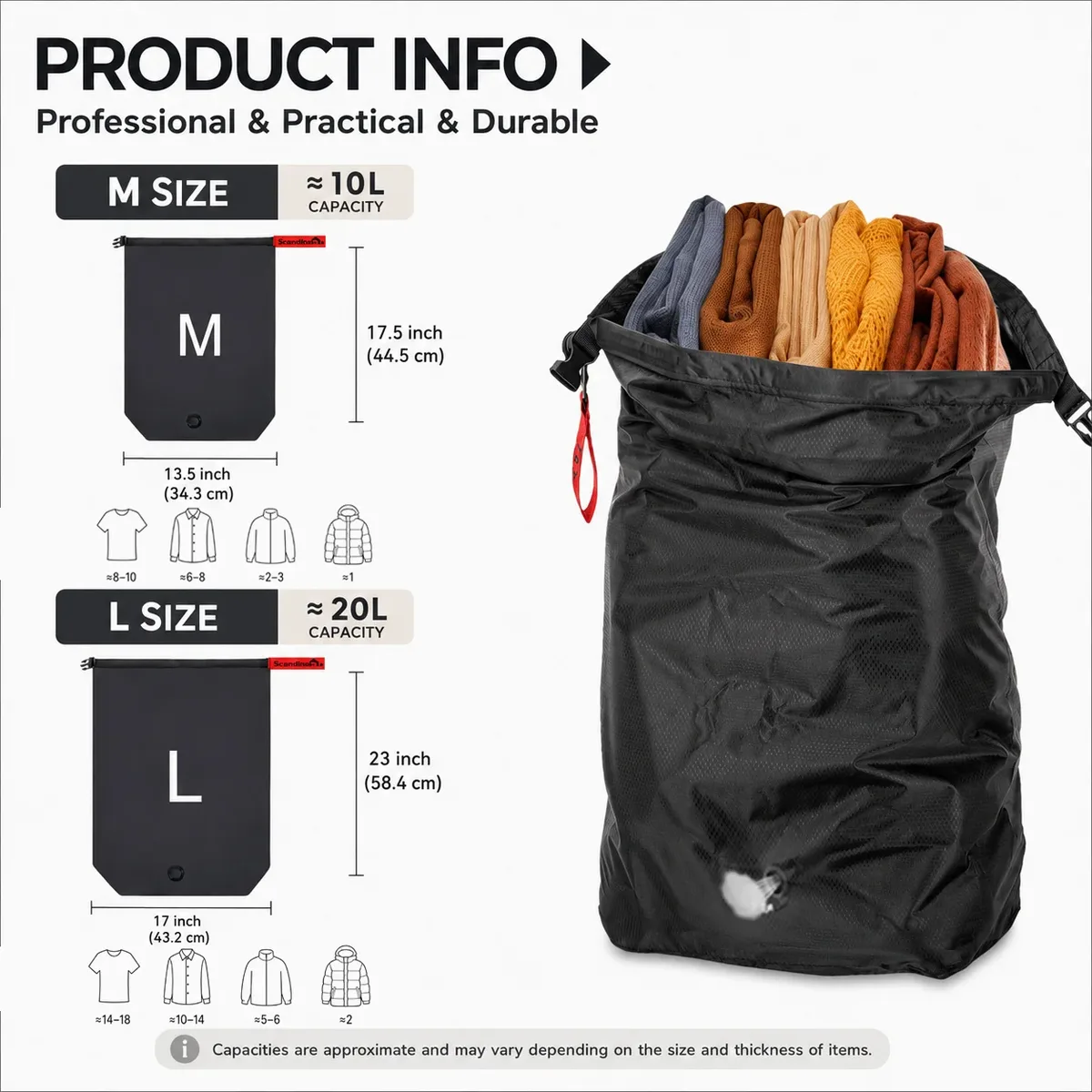sac de rangement à compression sous vide, portable, grande capacité, étanche, sac à bagages, sac à vêtements, anti-poussière, voyage d'affaires
