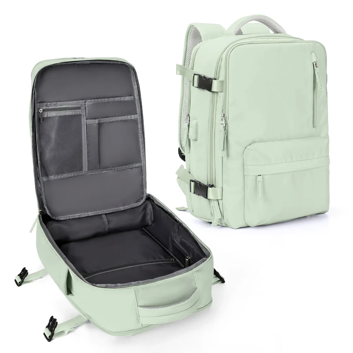 sac à dos de voyage, sac d'articles personnels pour vol approuvé, valise à main 35l, sac de week-end étanche pour hommes et femmes