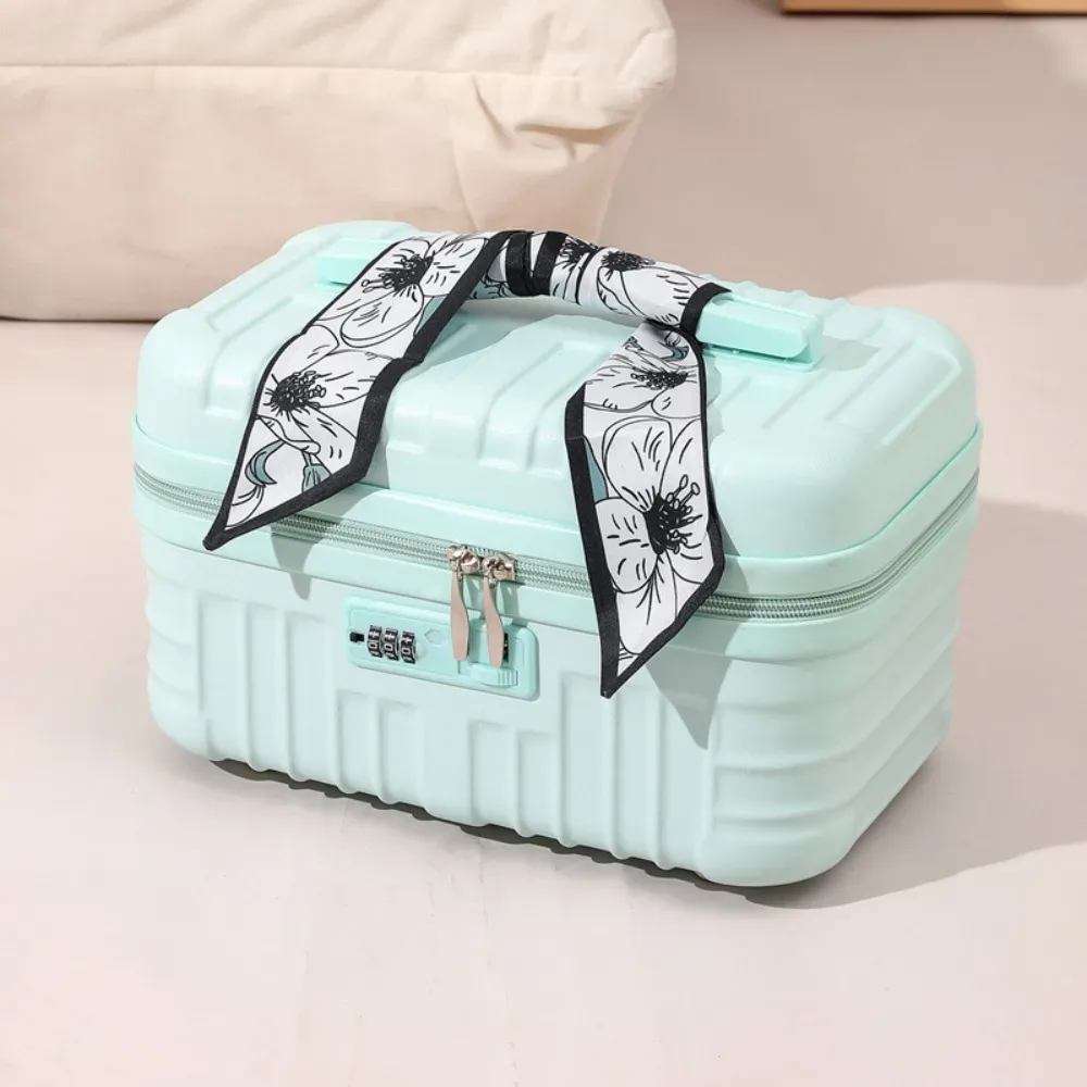 trend - trousse de toilette 17 pouces grande capacité, sac de rangement pour cosmétiques, étanche, portable, mini sac de voyage, pochette de rangement