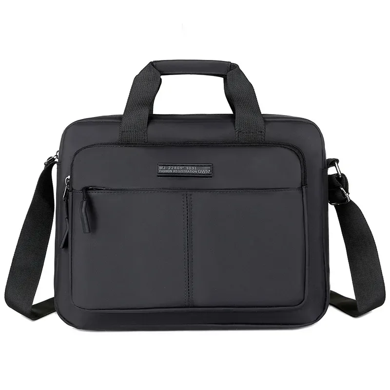 nouveau sac à bandoulière horizontal de grande capacité pour hommes sac de messager porte-documents multifonctionnel simple sac à main de livre a4 sac d'affaires 가
