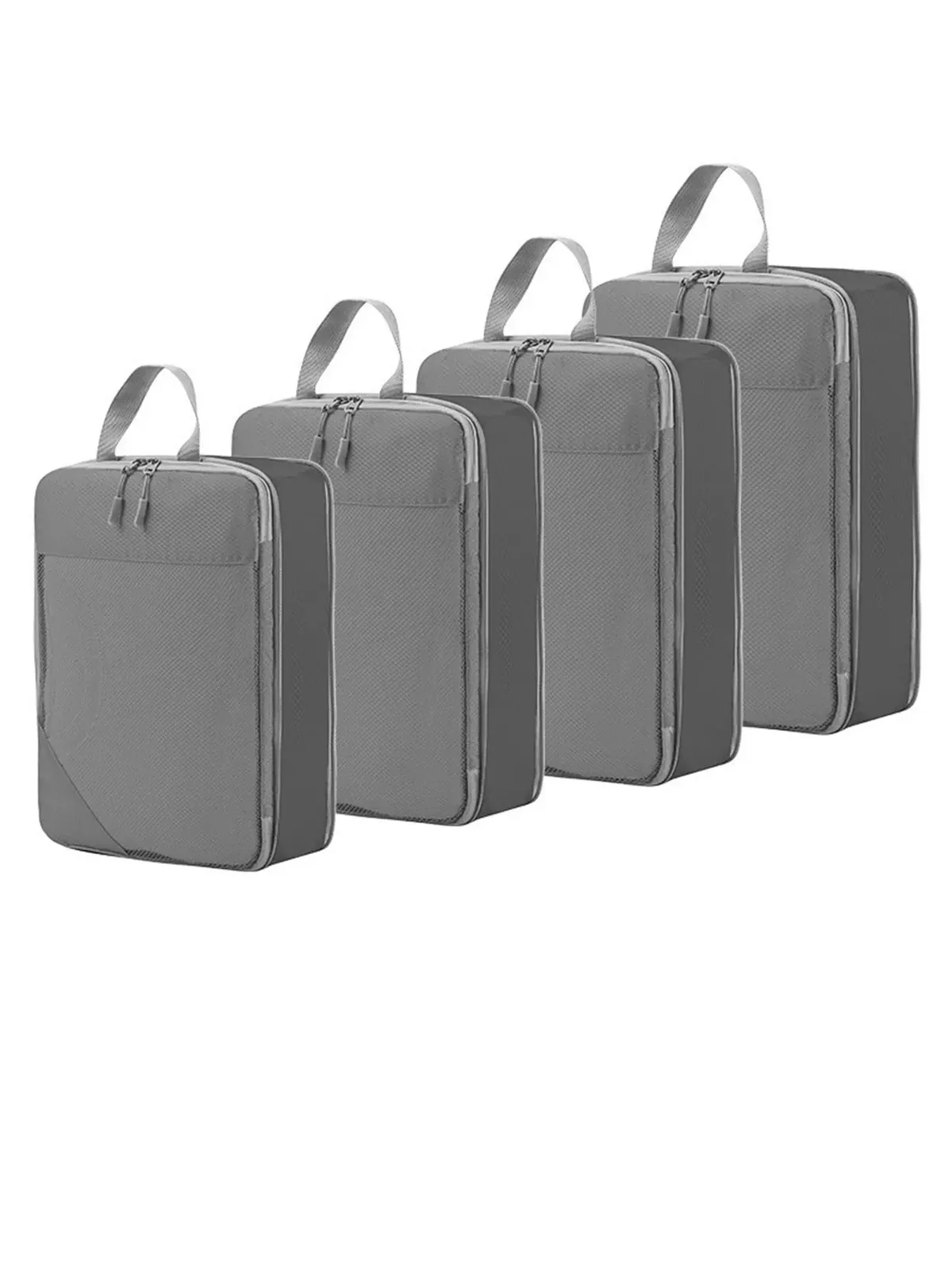 4 pièces/ensemble emballage compressible sac de rangement de voyage cubes valise étanche en nylon portable avec sac à main organisateur de bagages ryanai