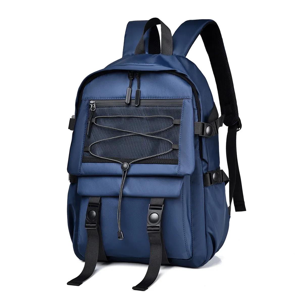 Sac à dos imperméable en nylon pour ordinateur portable, pour voyage, école, sac à dos multi-poches de grande capacité
