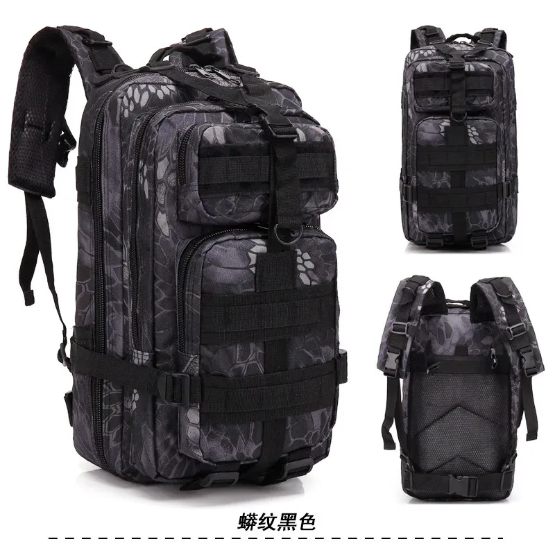 sac à dos militaire d'assaut tactique 1000d 30l, grand format, étanche, pour extérieur, randonnée, camping, chasse
