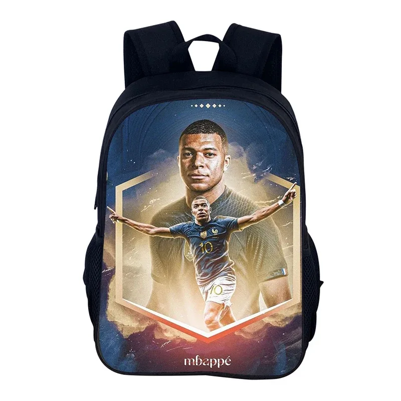 sac à dos de sport de football m-mbappes, sac d'école pour garçons et filles, sac à dos de sport pour joueur d'étoiles, sacs de livres pour le meilleur cadeau