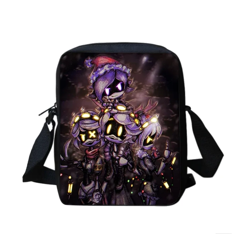 murder drones garçons et filles dessin animé imprimé sac à bandoulière enfants fourre-tout décontracté sac de téléphone hommes et femmes sac à provisions meilleur cadeau d'anniversaire