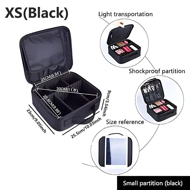 trousse à cosmétiques de grande capacité, boîte à outils de maquillage de manucure étanche, trousse de maquillage pour voyage, nouvelle trousse de maquillage professionnelle pour outils de tatouage