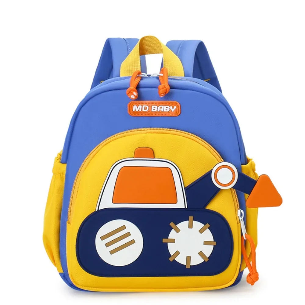 mini sac à dos pour tout-petits garçons, motif excavatrices de dessin animé, résistant à l'eau, pour la maternelle, allège le fardeau, résistant à l'usure