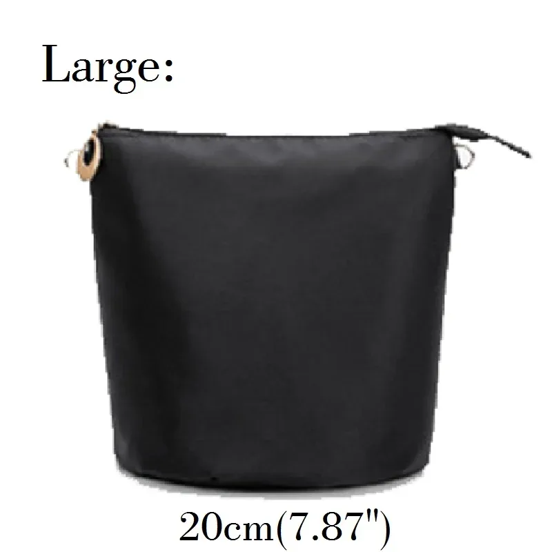 sac organisateur pour sac à main seau, inserts de sac seau (abricot, noir, café)